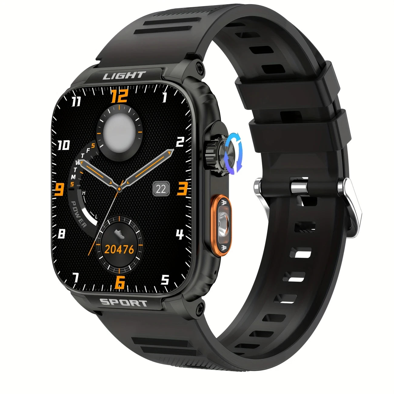2024 Smartwatch | Multi-Color Silicone Strap