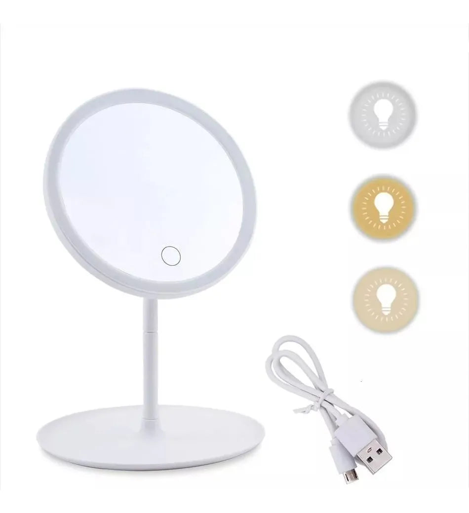 Rechargeable Touch LED Makeup Mirror