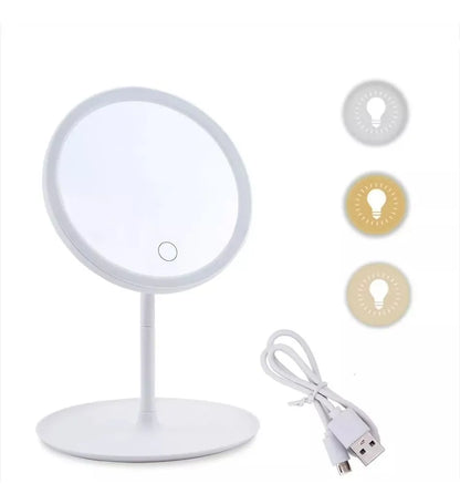 Rechargeable Touch LED Makeup Mirror