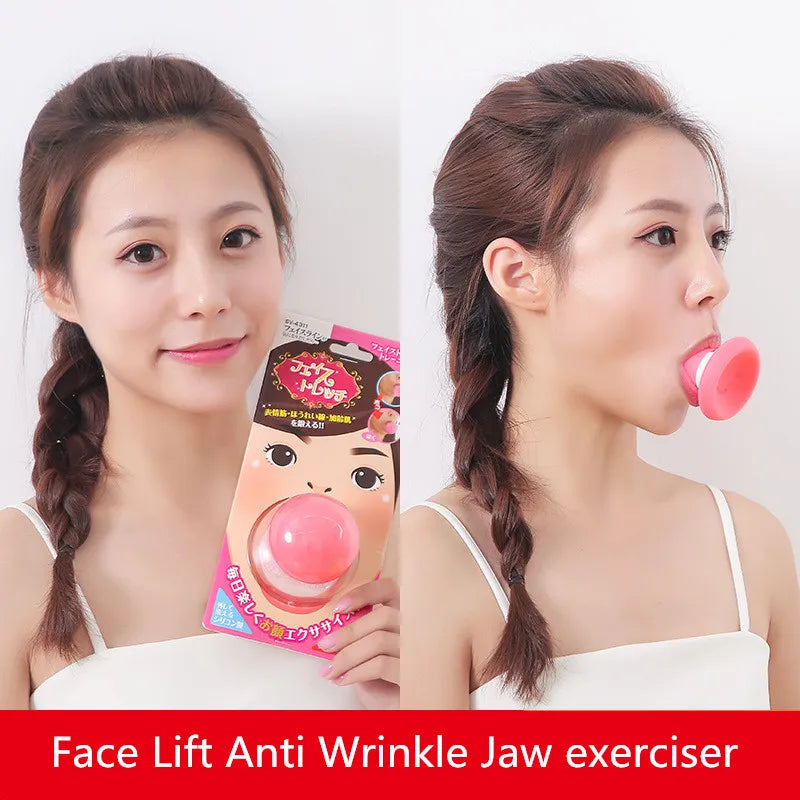 Silica Gel Mouth Jaw Exerciser Slimming Face Lift Tool